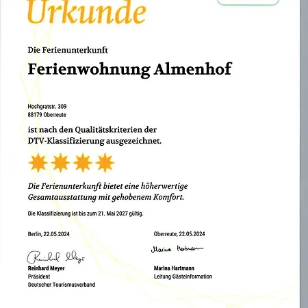 Apartment Almenhof *